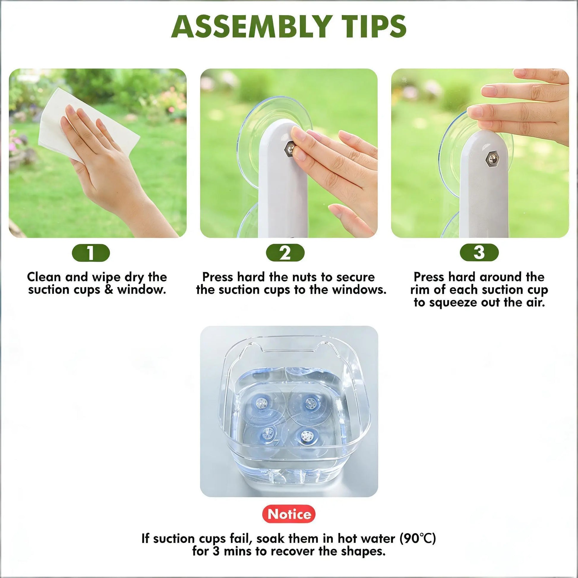 POMESEA Cordless Cat Window Perch with Soft Gray Pad, Durable Metal Frame and 4 Strong Suction Cups, Window Mounted, Washable Cover, Safe and Cozy Resting Spot for Large Indoor Cats.